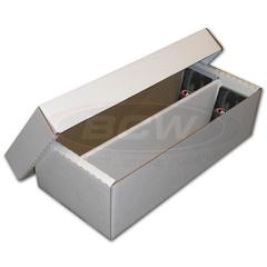 Cardboard Box 1600 card with Lid (2-Row Shoebox)